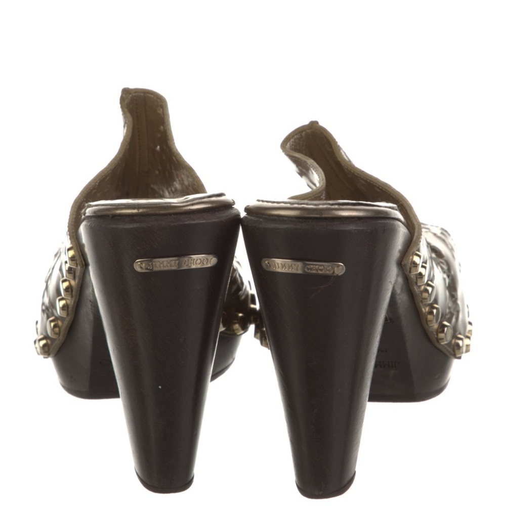 Jimmy Choo Blue Wedge Sandals and Mules - Bundle for both - Picture 10 of 12
